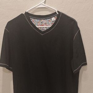 Black V-Neck T-Shirt